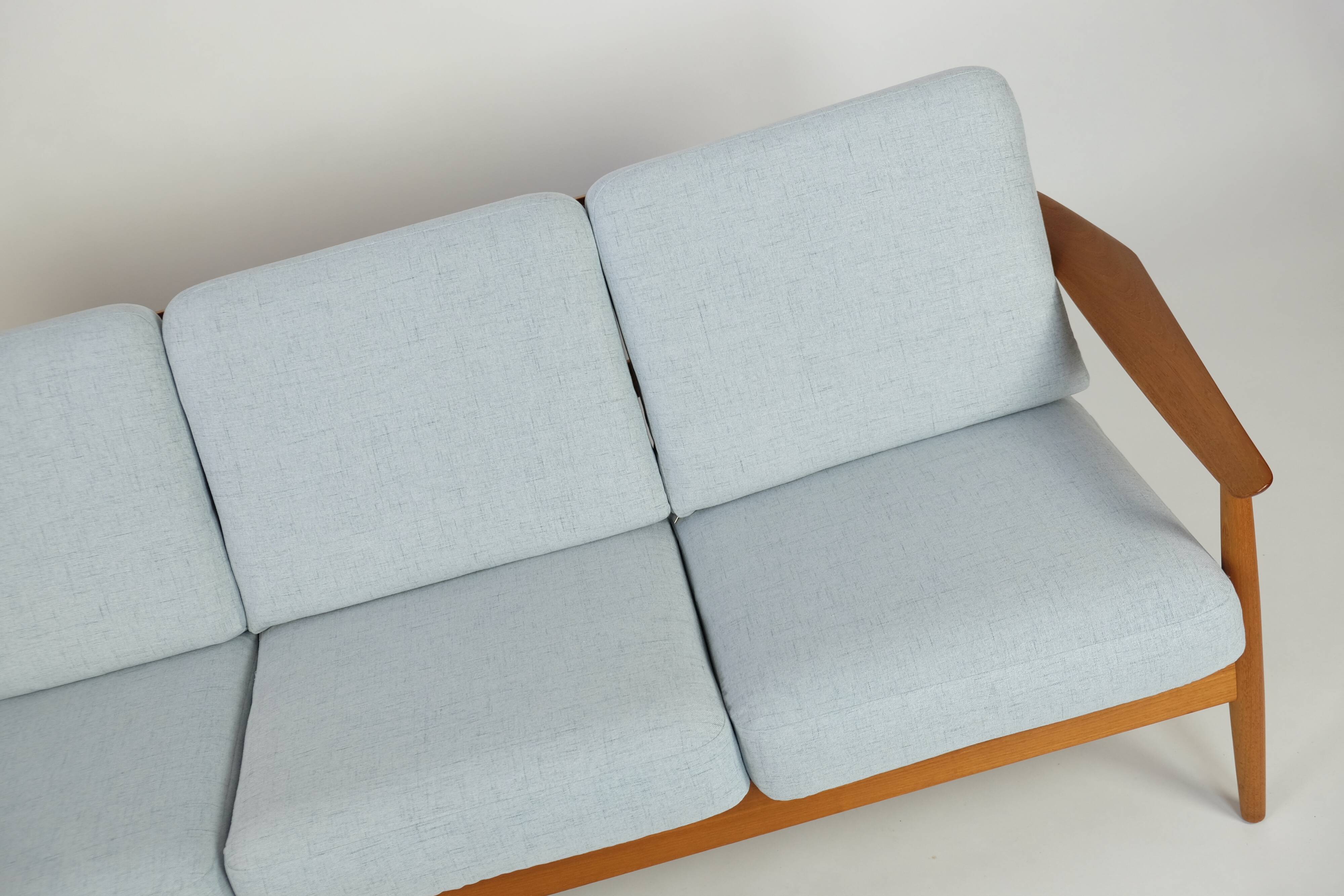 Danish Teak 3-seater Sofa by Arne Vodder 60er Vintage Mid-Century Design