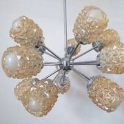 Midcentury Atomic Sputnik Chandelier, Germany, 1970s