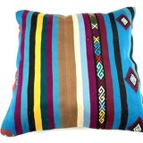 Vintage Turkish kilim cushion cover