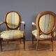 Pair of Louis XVI period armchairs