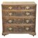 Victorian oak commode finely carved.