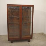 Vitrine fonctionnaliste art deco, années 1930, tchécoslovaquie