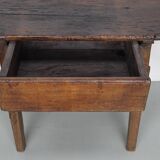 Antique Spanish Rustic Chestnut Side Table/Console, 18th Century