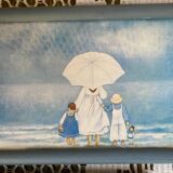 4 cadres femme et enfants