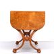 Antique Dutch Empire Burl Wood veneered desk or sofa table