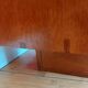 Restored vintage desk + matching chair 89 x 50 x 76 cm
