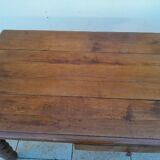 Old oak farmhouse table twisted feet