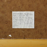 Garden pond with water lilies, 1994 – Oil painting by Alexander Michael