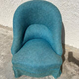 Blue toad armchair
