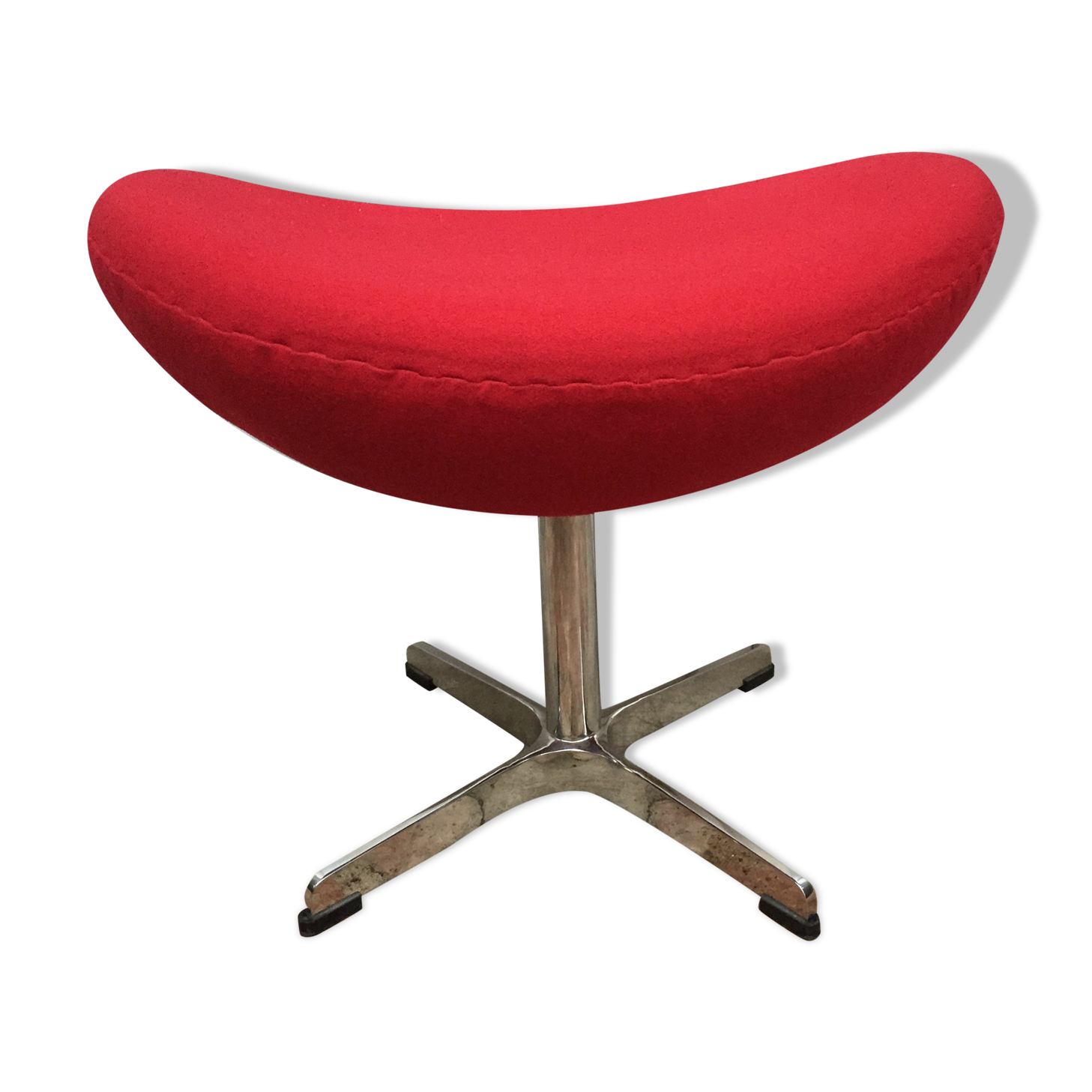 Repose-pied rouge