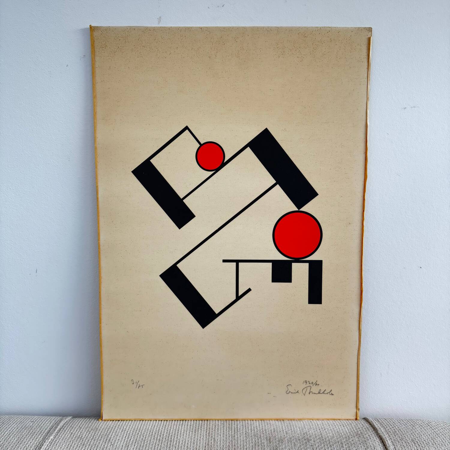 Erich Buchholz Composition Screenprint