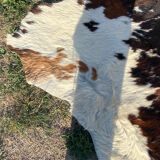 Vintage cowhide carpet