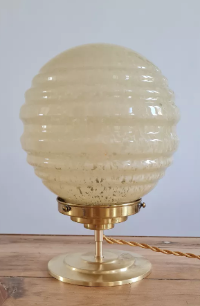 Clichy glass table lamp