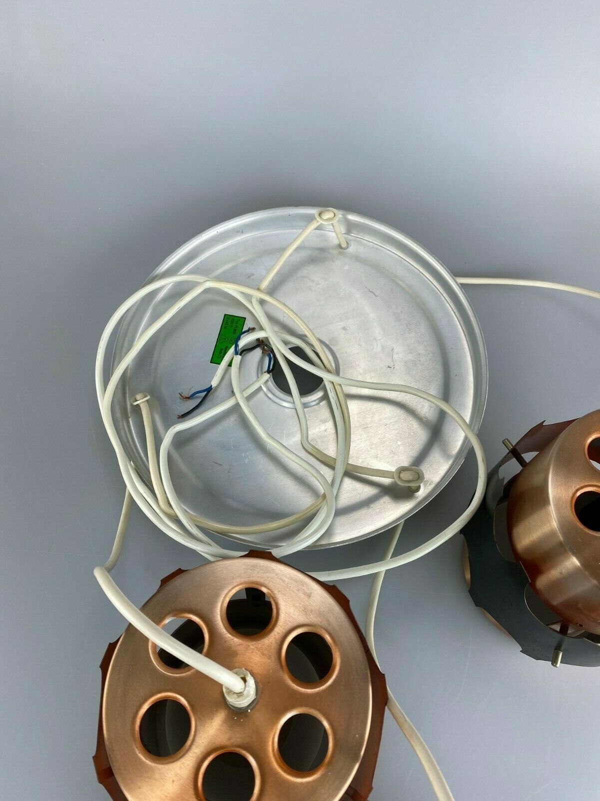 60s 70s lamp light ceiling lamp cascade lamp metal space age design