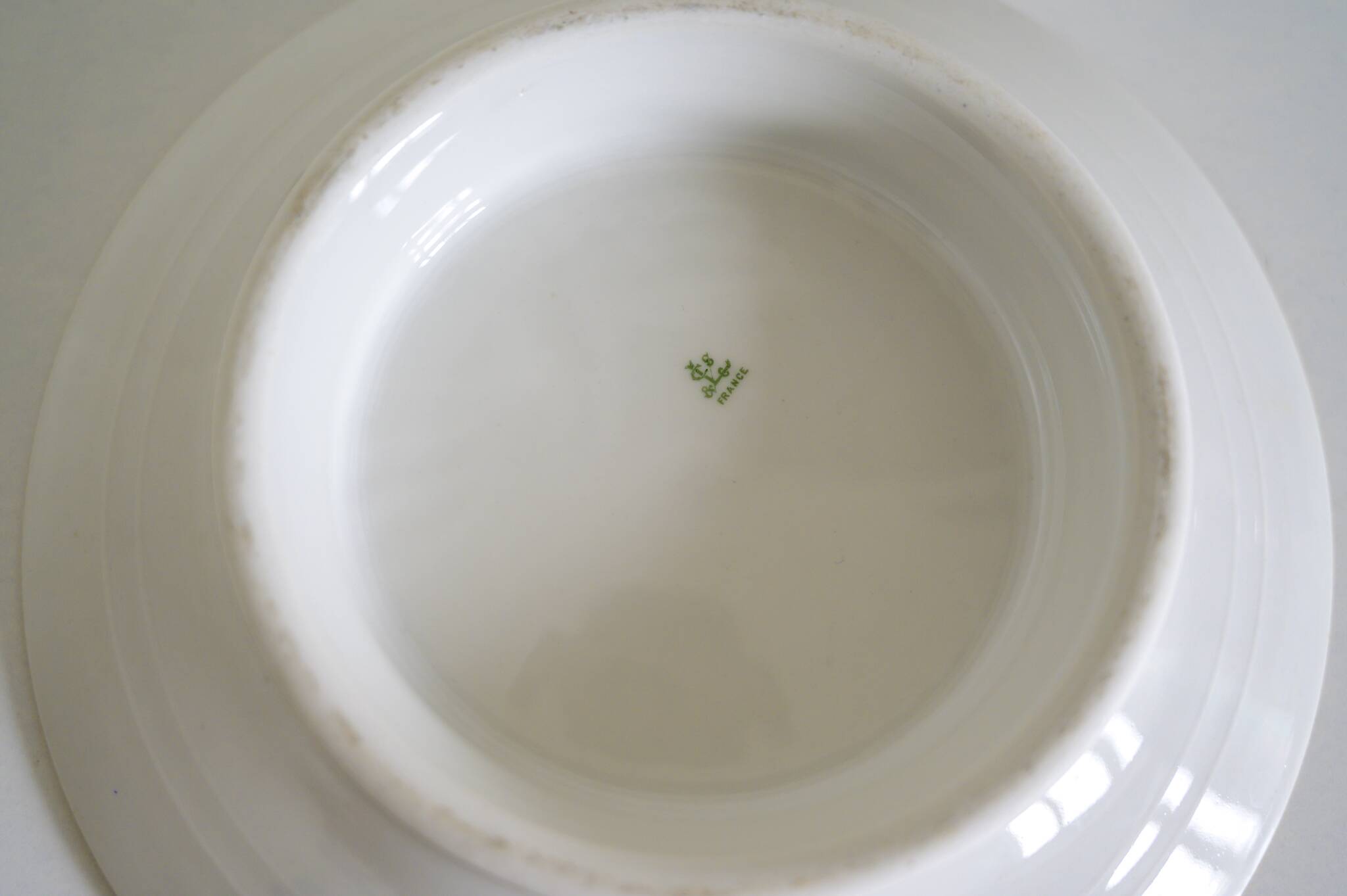 Rare porcelain bowl or bowl from the Gaston Sailly factory - 1920s and 1930s