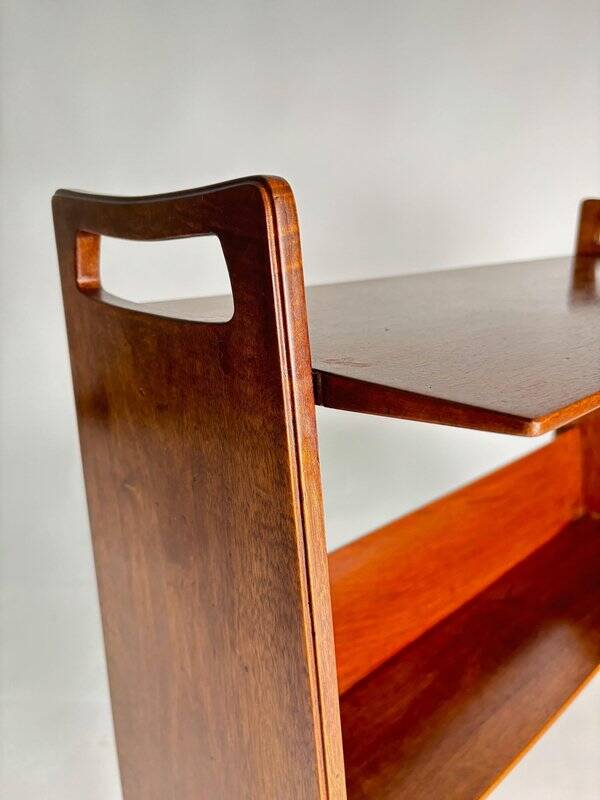 Mid-Century Wooden Side Tables by Gio Ponti, 1950s, Set of 2