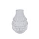 Clear crystal vase Val Saint Lambert - "Artichoke" model - Circa 1960