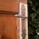 Door 200,6x93,7cm solid oak verso natural old