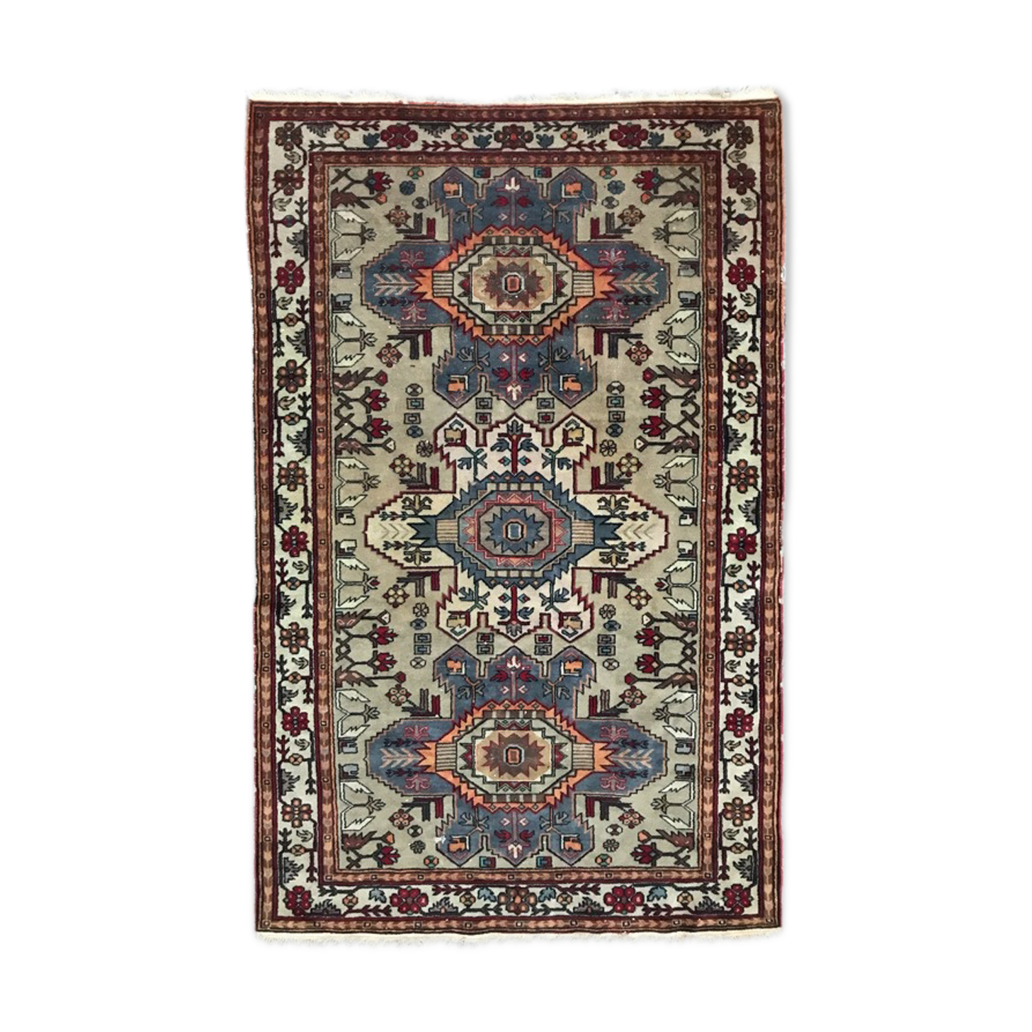 Carpet Caucasian chirwan 20th century handmade 130 x 204 cm