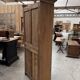 Oak display cabinet from the early 20th century.