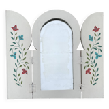 Antique shuttered mirror
