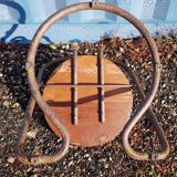Industrial metal chair
