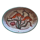 Large dish in the style of Vallauris