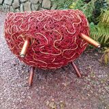 Pair of rattan armchairs