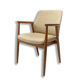 Midcentury scandinavian teak office chair, 1970´s