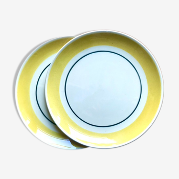 2 assiettes vintage Gien