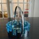 glass and hammered metal pocket emptier