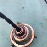 Opaline cone pendant light