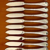 Christofle Perles 12-piece fish cutlery set, excellent condition