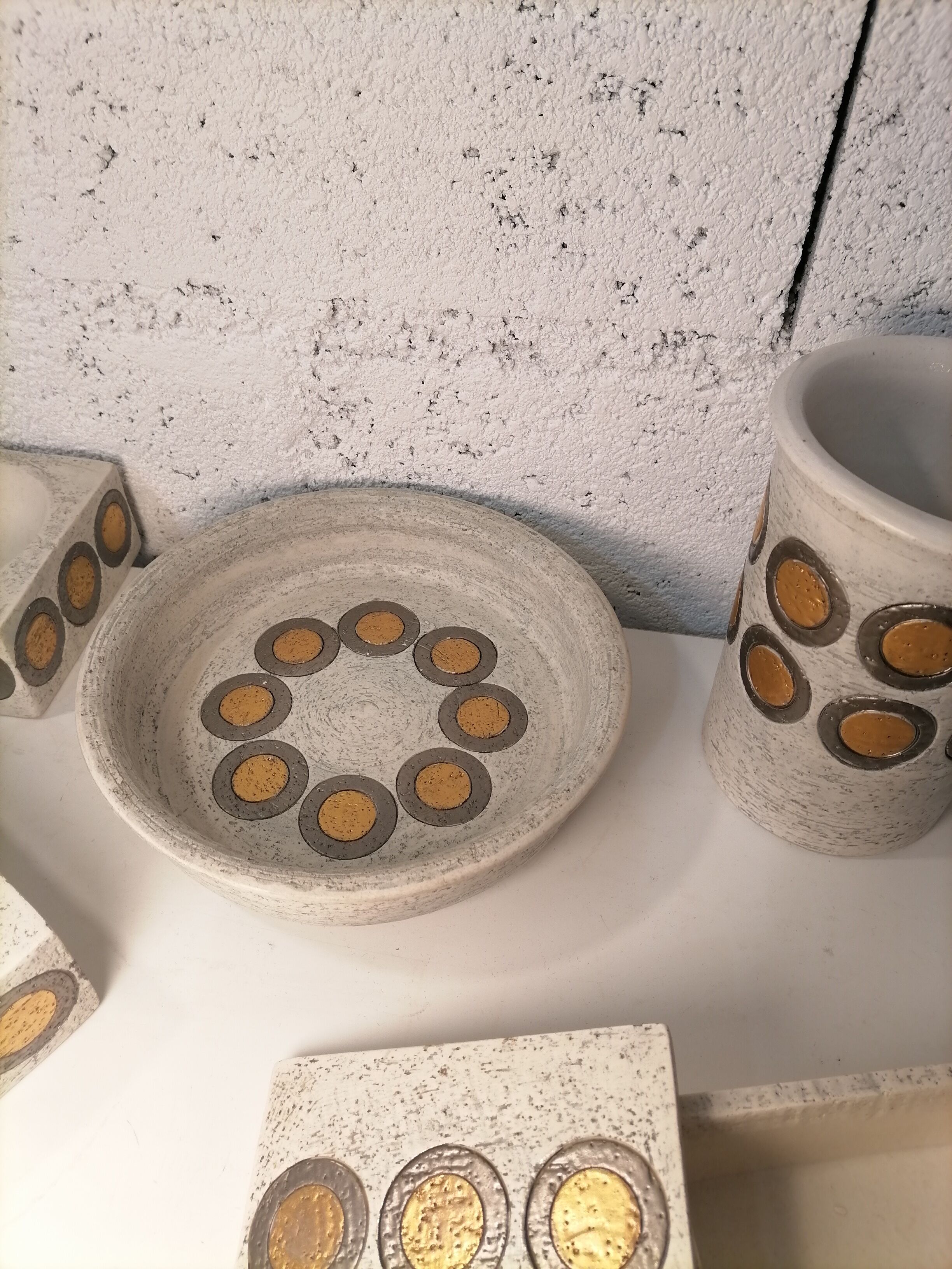 Bitossi Golden Ceramic Lot 1960
