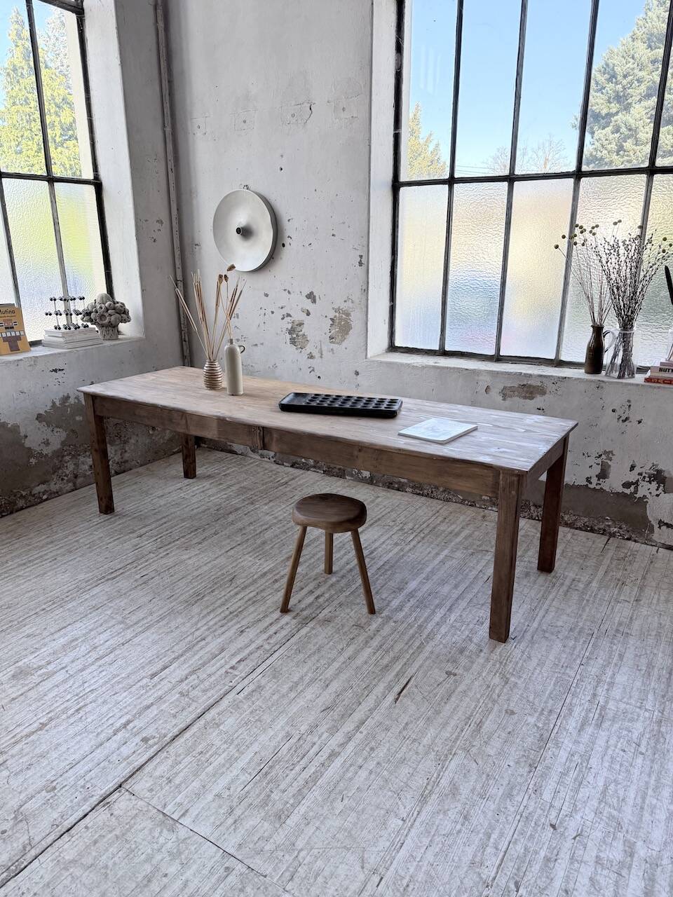Farm table in pine 1950 250cm