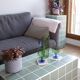 Ceramic coffee table-rectangular-tiles-green-water green-matt-Tile
