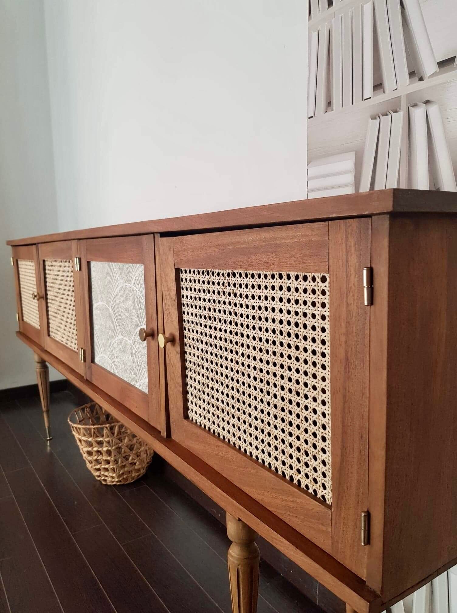 Walnut and canning sideboard