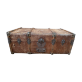 Malle-valise ancienne monogrammée