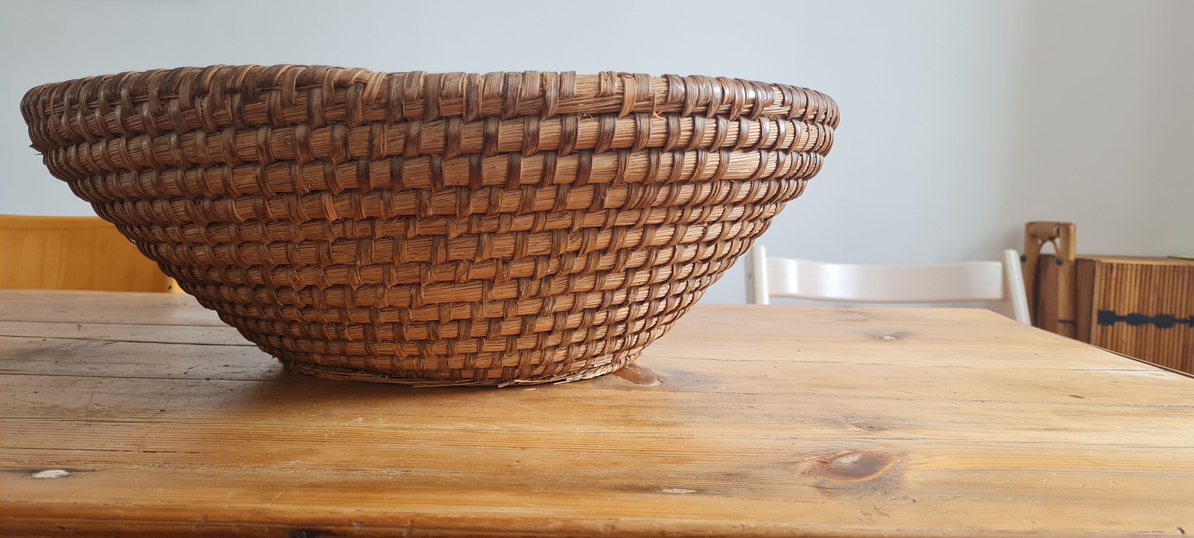 Vintage Rye Basket