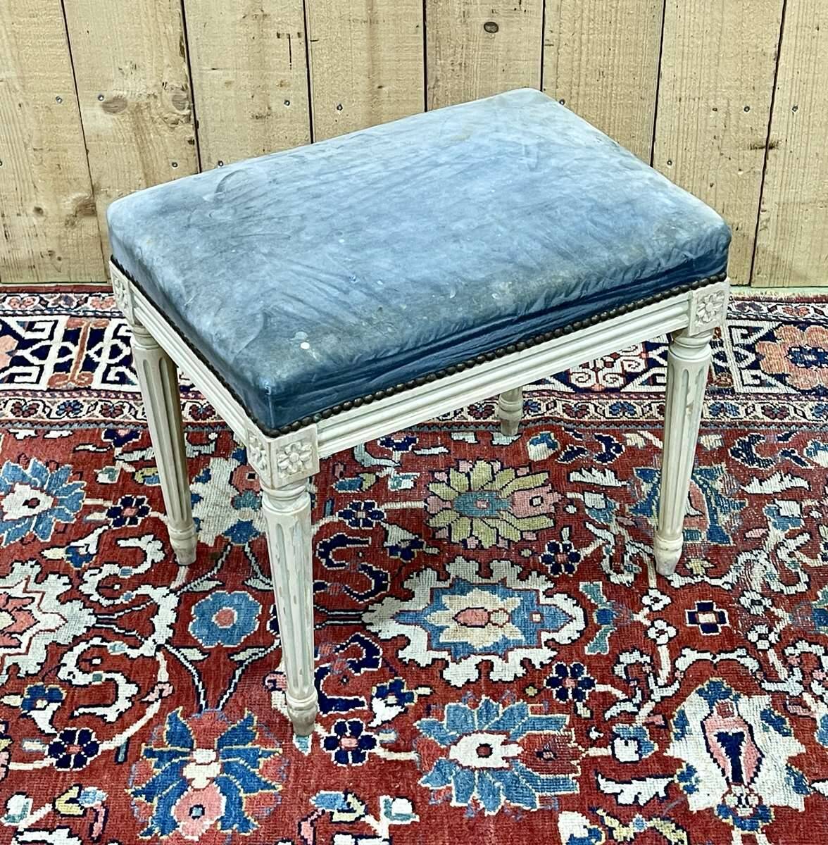 Louis xvi style piano stool from the 1950s