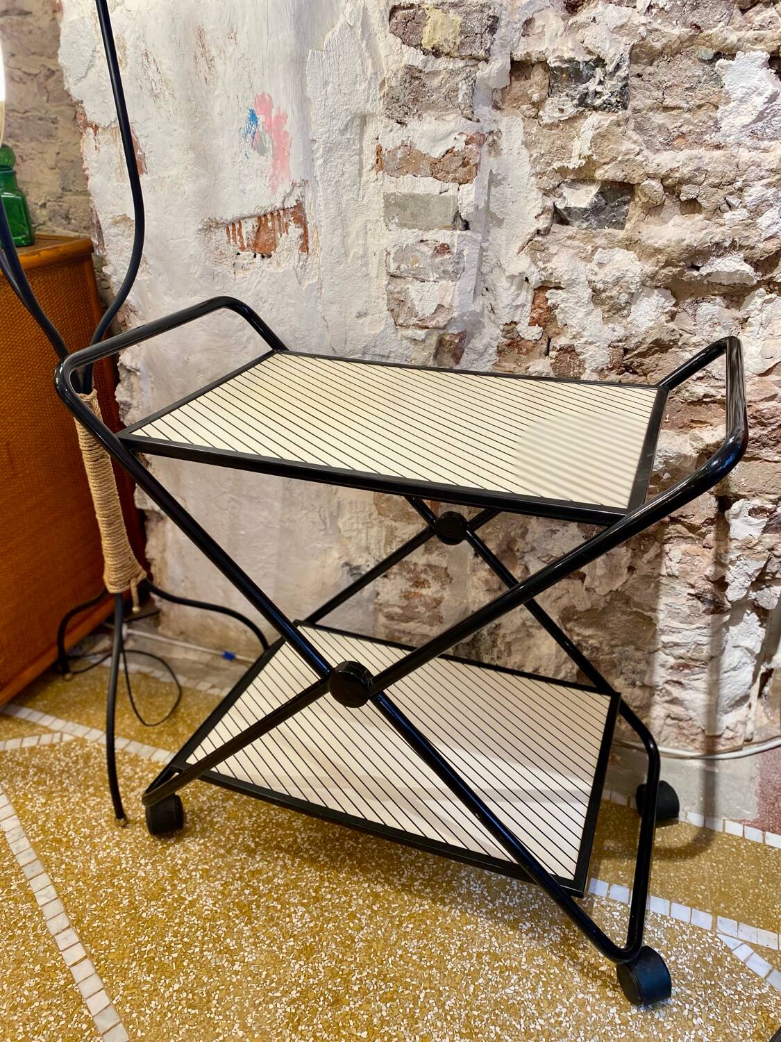 Vintage folding trolley – Mascagni Italy, 1960s
