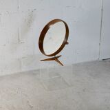 Mirror by Uno and Osten Kristiansson edition Luxus Sweden circa 1960 49x52cm
