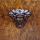 Louis XVI style mahogany and burl wood sideboard, 19th century
