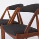 Set of 4 Kai Kristiansen model 31 chairs danish 1960s