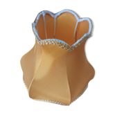 Golden ancient scalloped lampshade