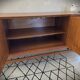 Low teak sideboard Scandinavian design