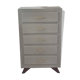 Chiffonnier 5 tiroirs et pieds compas vintage