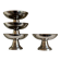 4 stainless steel ice cream bowls