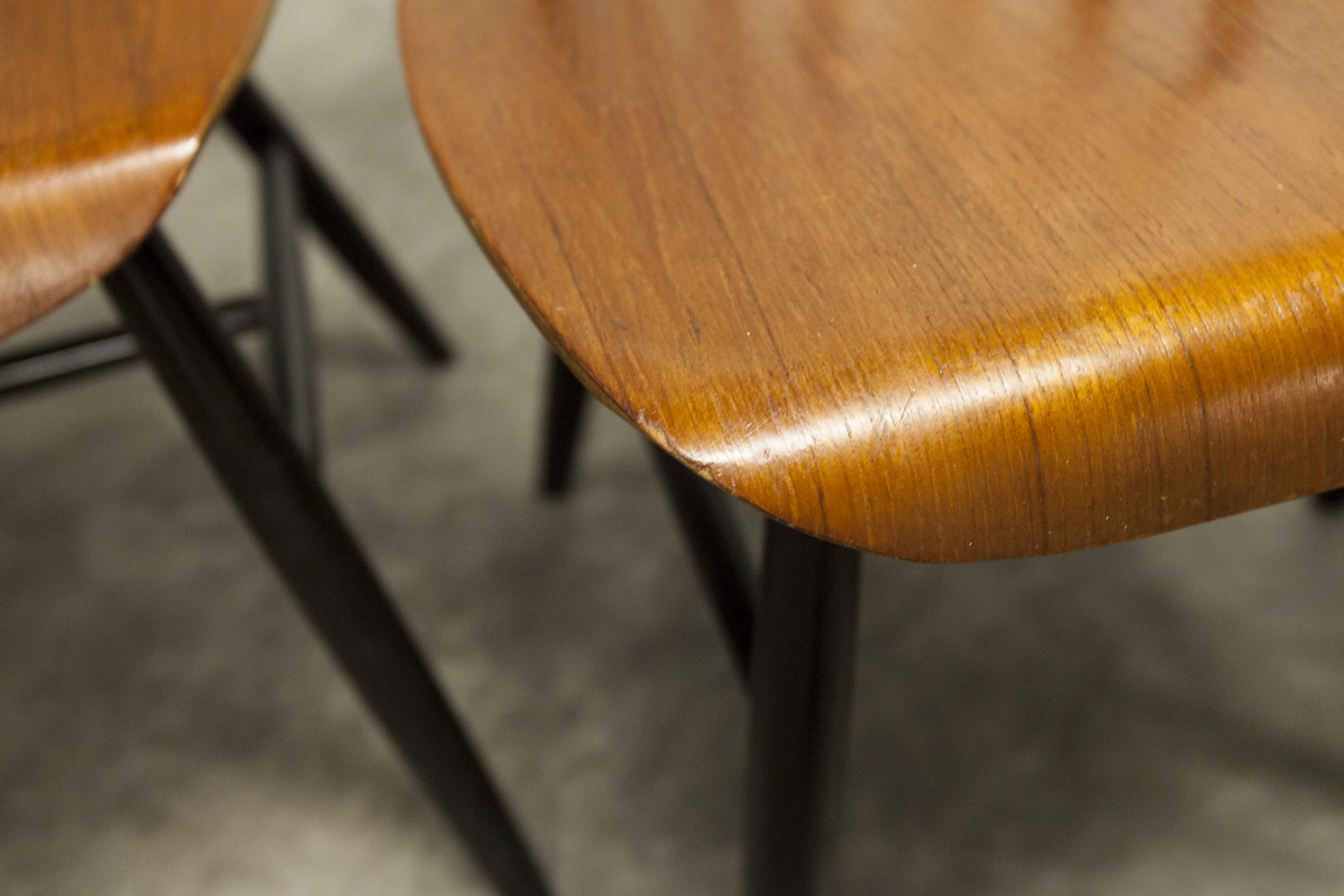 Set of 4 Fanett chairs by IImari Tapiovaara 1960