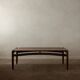 Vintage Teak Coffee Table, Mid Century Modern, Sculptural Arched Stretchers
